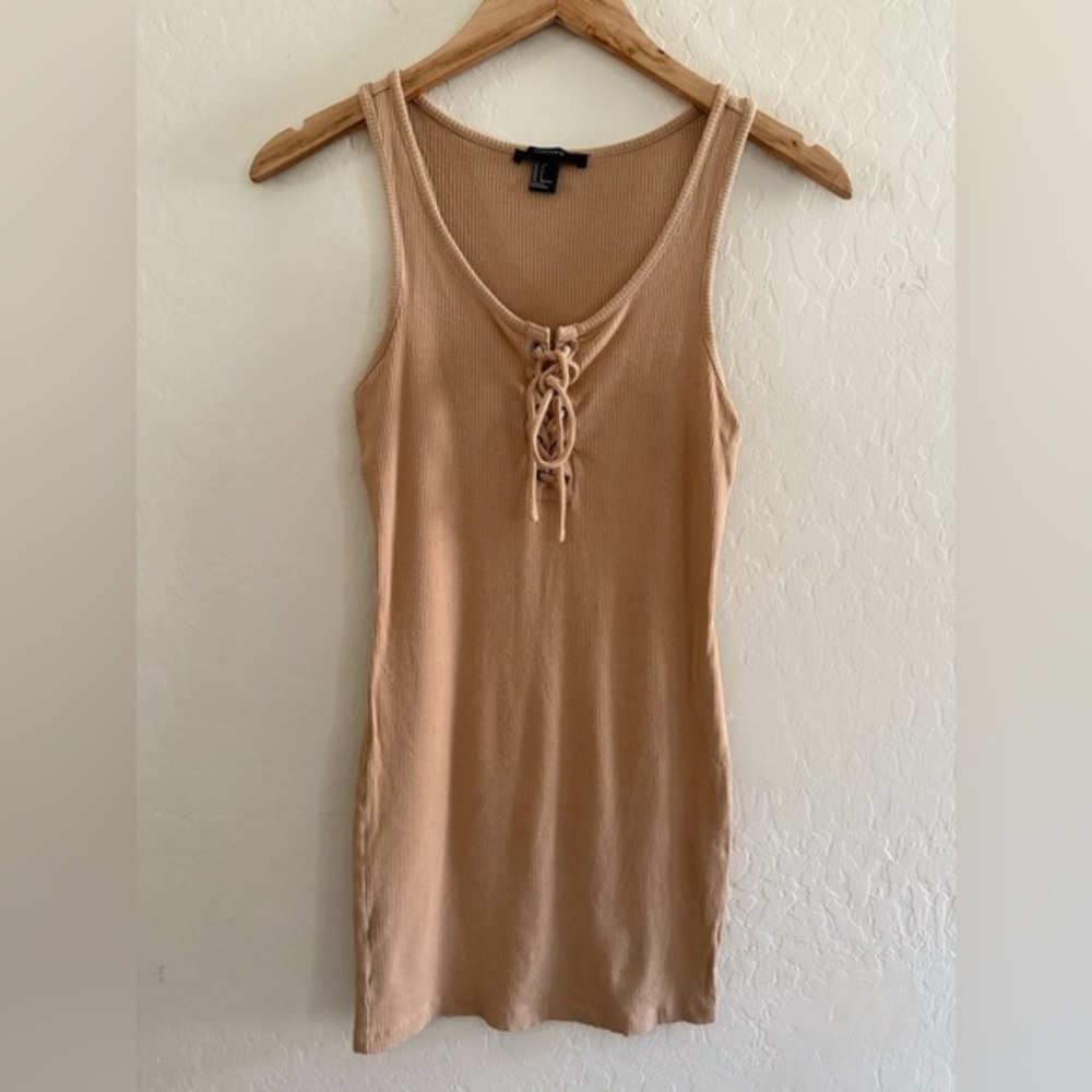 Tan Sleeveless Top